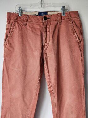 Dstrezzed Amsterdam Peach Coral Orange Soft Fade Scotch & Soda Style Pants